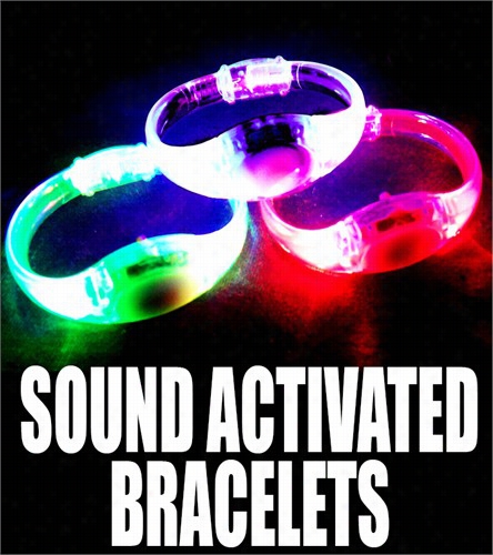 Sound Activated Led Light Up Bracelet