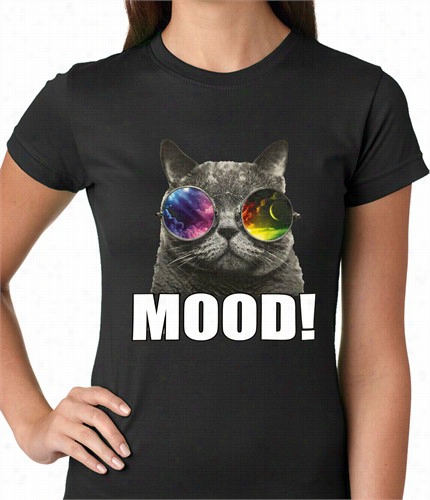 Spaced Moos Cat Ladies T-shirt