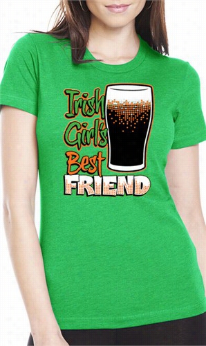 St. Patrick's Day Irish Girl'sbest Friend Girl's T-shirt