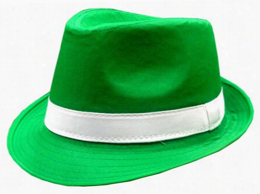 S.t Patrick's Day Irish Kell Y Green Fedora Hat