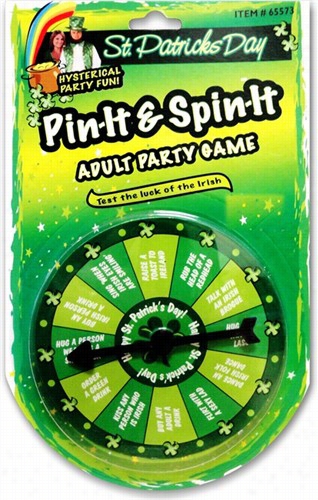 St. Patrick's Lifetime Pin & Spin Drinking Game