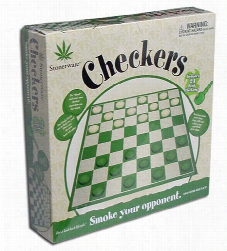 Stonerware Checkers Set