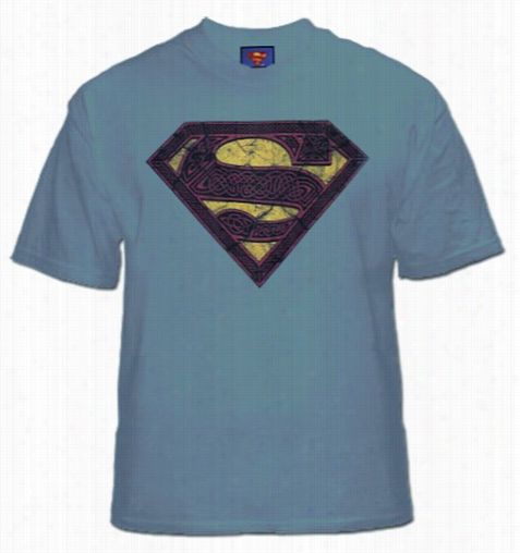 Superman Celtic Shield Logo T-shirt