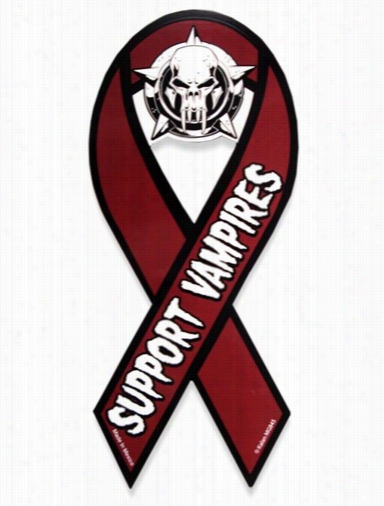 Support Vampirres Support Ribbon Magnet