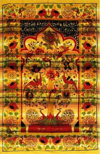 The Tree Of Life Fine Wall Tapestrry