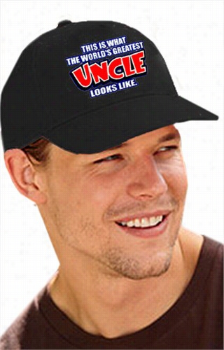 The World's Greatest Uncle Baesball Hat