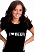 I Love Beer Girls T-Shirt