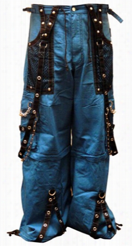 Tripp Blue Yc &quot;arctic Nightmare&quot; Bondage Pants (azure)