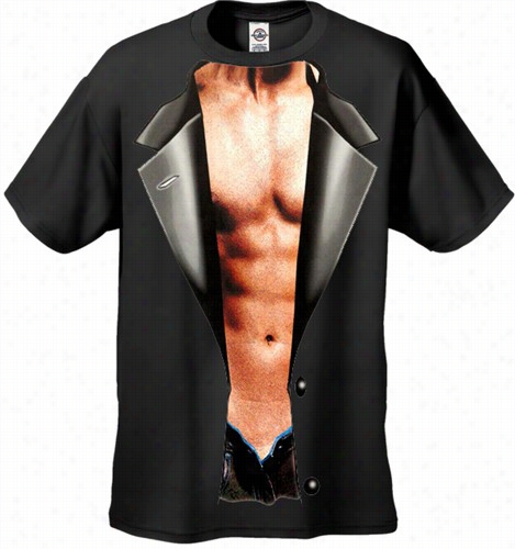 Tuxedo T-shirts - Sexy Man Men's Tuxedo T-shirt