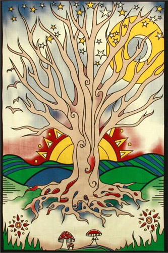 T Ilight Tree Of Life Tapestry 60 X 90&quot;