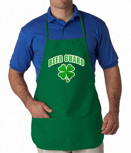 Beer Guard Irish Shamrock St. Patrick's Day Apron