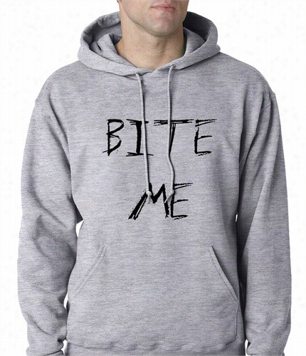 Bite Me Zombie And Vampire Lovers Adu Lt Hoodie