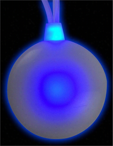 Blue Led Sound  Reactive Necklace