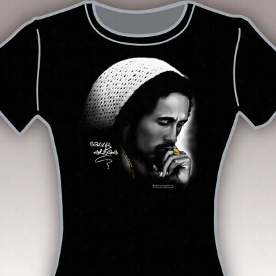 Bob Marley Thinking Girls T-shirt