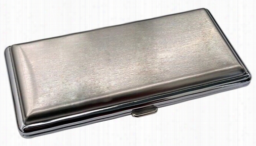 Brushed Steel Cigarette Case (against Regular Sized, 100s, And 120s)