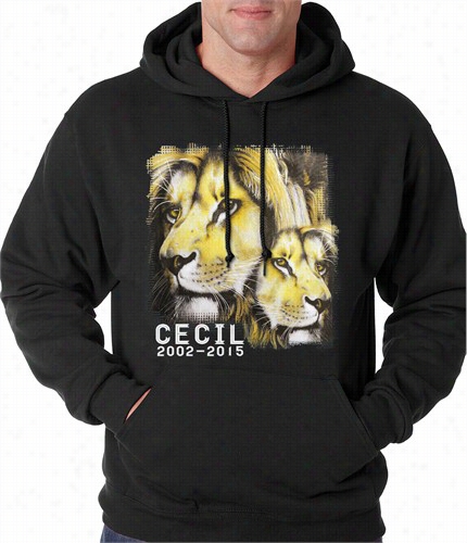 Cecil The Llion Tribute Shirt Adult Hoodie