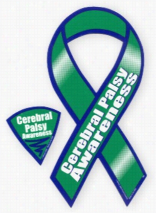 Cerebral Palsy Awaareness Ribbon Magnet