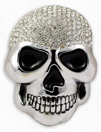 Ch Rome Bling Skull Buckle Wwith Free Leatherb Elt