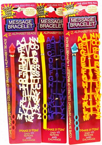 Custim Message Braceleets - Create Your Own Bracelets!