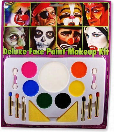 Delux E17 Piece Haoloween Face Paint Makeup Kit