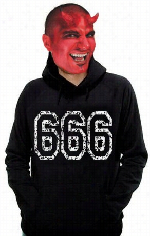 Distressed 666 Hoodie