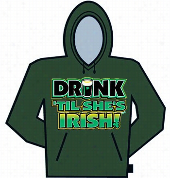 Drink Til L Shes Irish St. Patricks Day Holdie