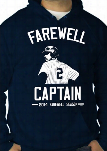 Farewell Warrior Jeter Last Season Adult Hoodie