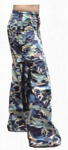 Girly Basic  Ufo Pants (blue Camo)