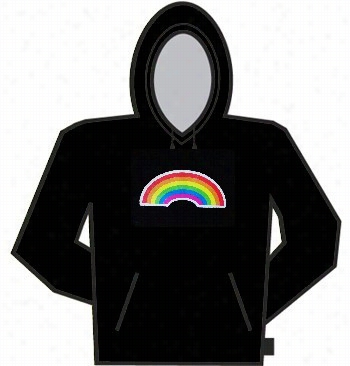 Happy Rainbow Pullover Hoodie