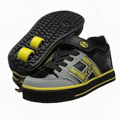 Heely's Bolt Plus X2 Roller Shoe (black/grey/yellow)