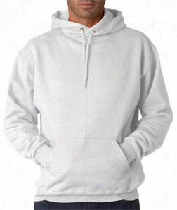 Hooded Sweatshirt :: Unisex Pull Over Hoodie (white)