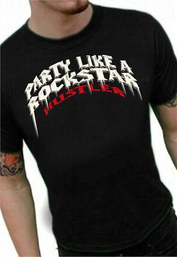 Huster &quot;rockstar&quot; T-shirt  (black)
