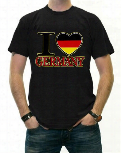 I Love Germahy Menz T-shirt