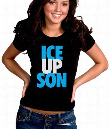 Ice Up Son Steve Smith Panthers Ggirl's  T-shirt