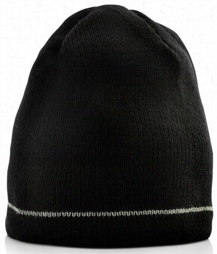 Ihat - Sllid Black Mp3  Beanie Hat With Built In Headphones