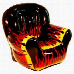 Inflatable Furniture :: High Hindmost Flame Blow Up Chair