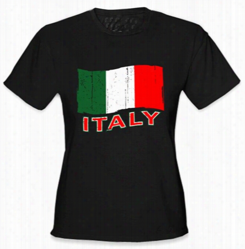 Italy Vintage Banner Ggirl's T-shirt