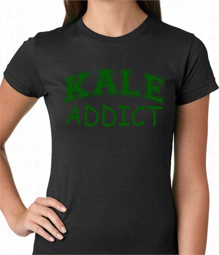 Kale Addict Ladiest-shirt