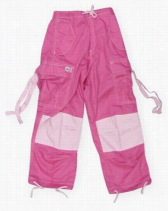 Kids Unisex Basic Ufo Pants (two Tone Pink)