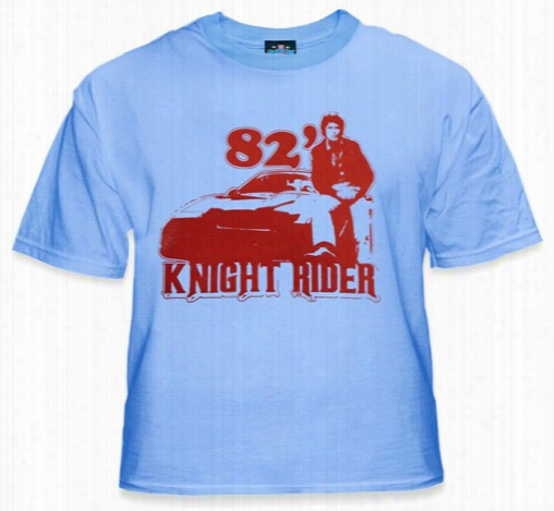 Knight Rider &quot;82 ' Knight Rider&quot; T-shirt :: David Hassselhoff Knight Rider