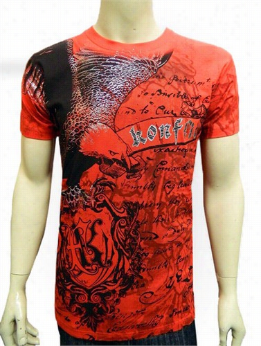 Konflkc Soaring Eagle T-shirt (red)