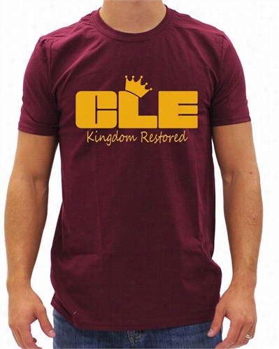 Lebron Kingdom Restored Cleveland Men's T-sshirt