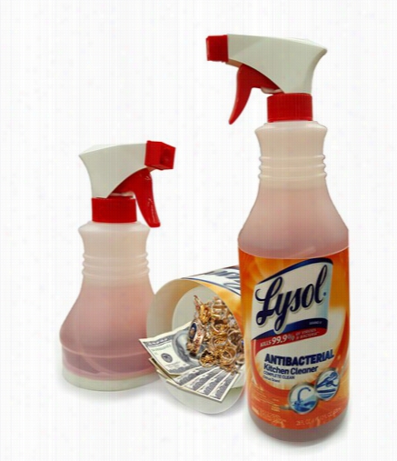 Lysol Antibacterial Kitchen Cleaner Spary Diversion Safe (working Spray Bottle)