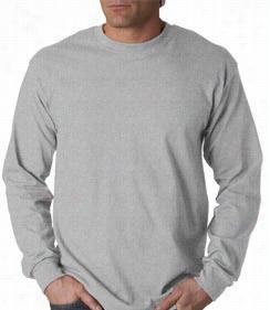 Mns Premium Long Sleeve T-shirt (ash Grey)