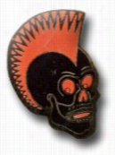 Mohawk Sklul Lapel Pin