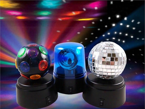 Party To Go Light Set :: Complete Portable Dance Party Lighting