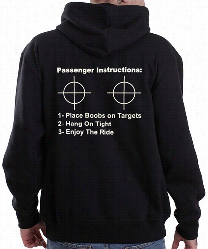 Passenget Instructionsa Dult Hoodie (bakc Print)