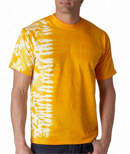 Premium Hand Made Tie Dye Ts-hirts - Gold Fusion