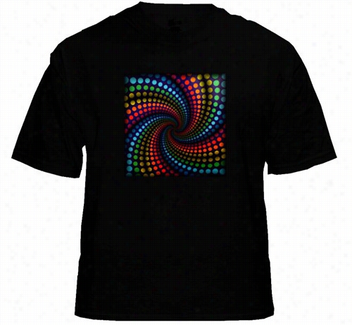 Psychedelic  Spiral Soun Dresponsive  Eq T_shirt