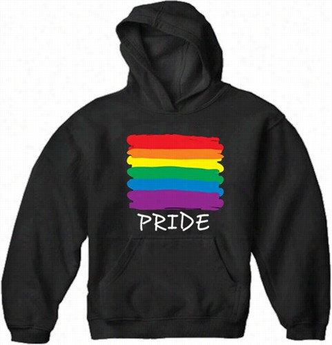 Rainbow Pride Colors Adult Hooodie